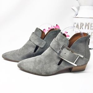 Aquatalia Filomena Suede Ankle Bootie Sz 7.5
